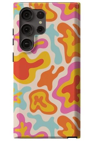 Tropical Color Splash | Abstract Retro Samsung Case