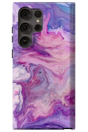 Tie Dying Over You | Purple Marble Samsung Case