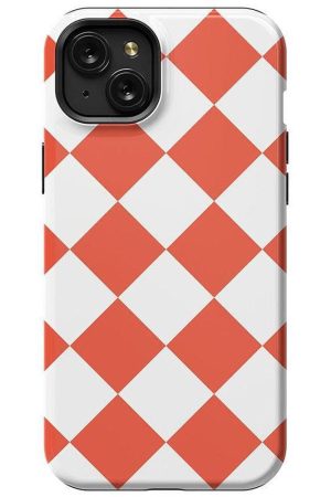 Red Checkerboard | High Contrast Design Case