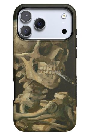 Van Gogh | Head of a Skeleton with a Burning Cigarette Phone Case