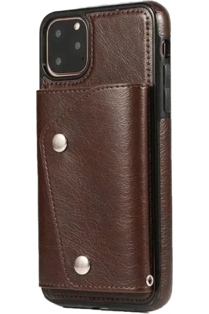 Brown Vegan Leather | Wallet Case
