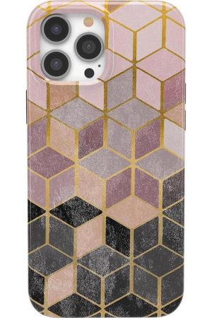 Stepping Up | Geo Rose Gold Marble Case