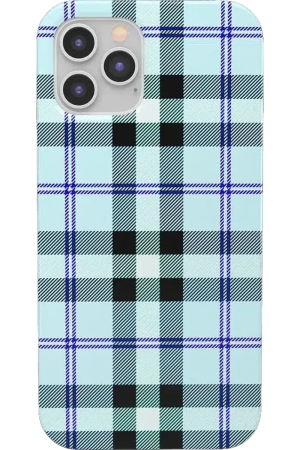 As if! | Light Blue Plaid Case