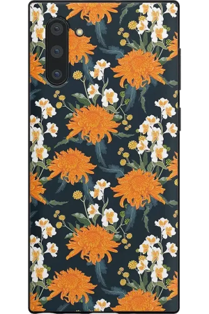 Off Tropic Floral | Exotic Orange Flower Samsung Case