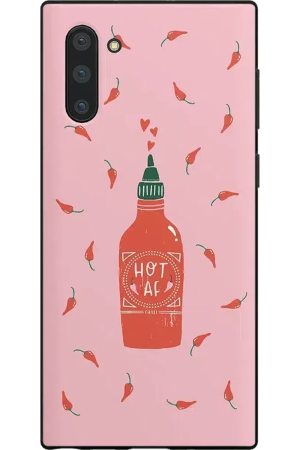 Spicy AF | Pink Chili Hot Sauce Samsung Case