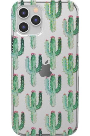 Lookin' Sharp | Cactus Patterned Clear Floral Case