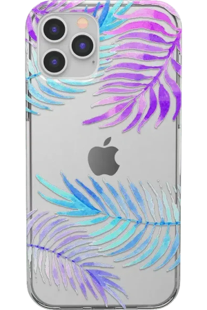 Tropical Blues | Palm Leaves Floral case