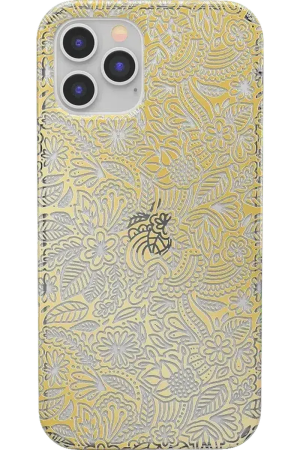 Floral Mandala | Rose Gold Clear Case