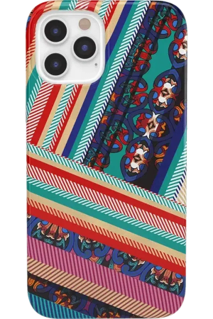Wearing Layers | Layered Patchwork iPhone Case