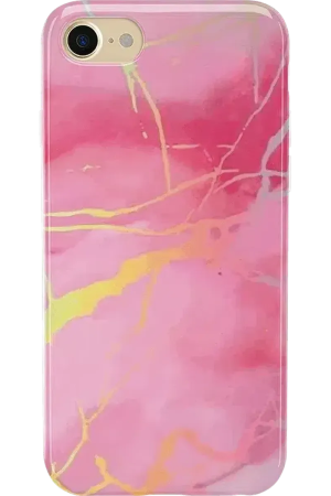 You're the Cutest | Pink Marble Holo Case