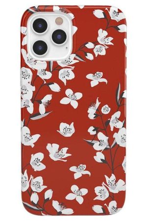 Floral Forest | Red Cherry Blossom Floral Case