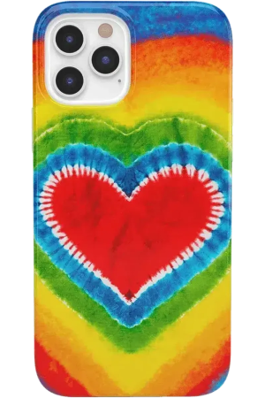 I Heart Tie Dye | Rainbow Heart Case