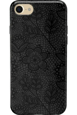 Lace Me Up | Black Floral Case