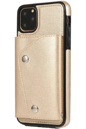 Gold Vegan Leather | Wallet Case