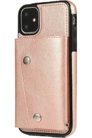 Pink Vegan Leather | Wallet Case