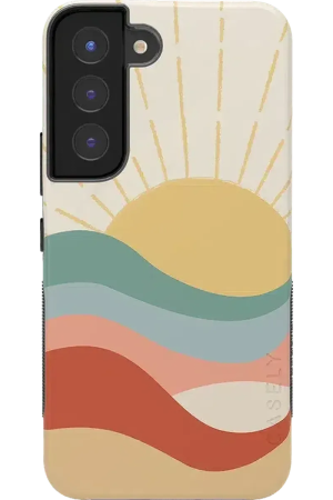 Here Comes the Sun | Colorblock Sunset Samsung Case