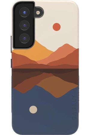 Opposites Attract | Day & Night Colorblock Mountains Samsung Case