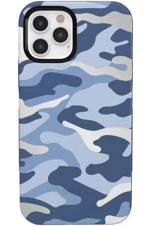 In Formation | Metallic Blue Camo Case