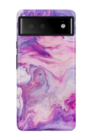Tie Dying Over You | Purple Marble Google Pixel Case