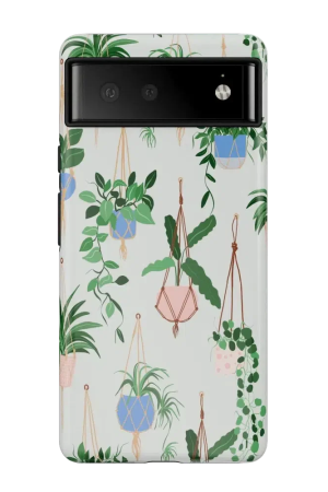 Hanging Around | Potted Plants Floral Google Pixel Case