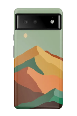 Endless Peaks | Colorblock Mountain Google Pixel Case