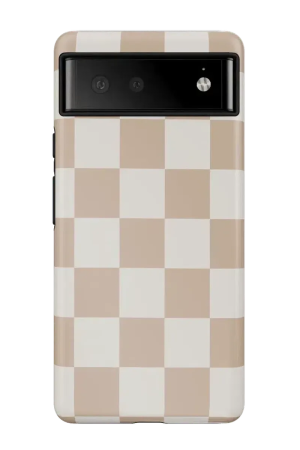 Fit Check | Neutral Checkerboard Google Pixel Case