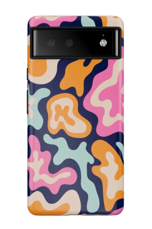 Midnight Color Splash | Abstract Retro Google Pixel Case