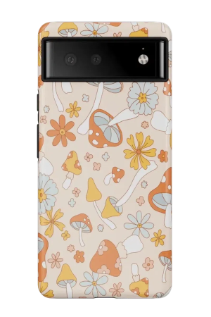 Mushroom Magic | Retro Floral Google Pixel Case