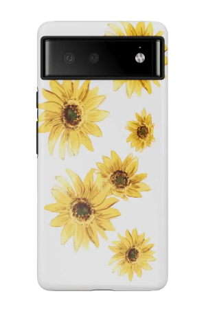 Golden Garden | Yellow Sunflower Floral Google Pixel Case