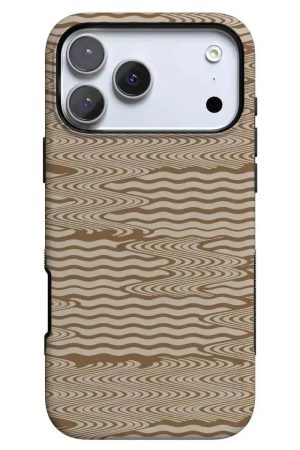 Mocha Ripple | Brown Waves Case
