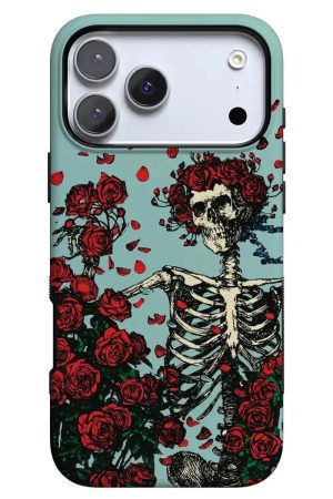 Forever Grateful | Grateful Dead Skeleton Floral Case