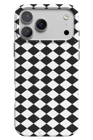 Salem's Hex | Black & White Checkered Case