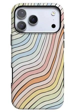 Ride The Wave | Pastel Rainbow Lined Case