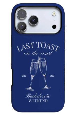 Last Toast | Blue Coastal Bachelorette Case